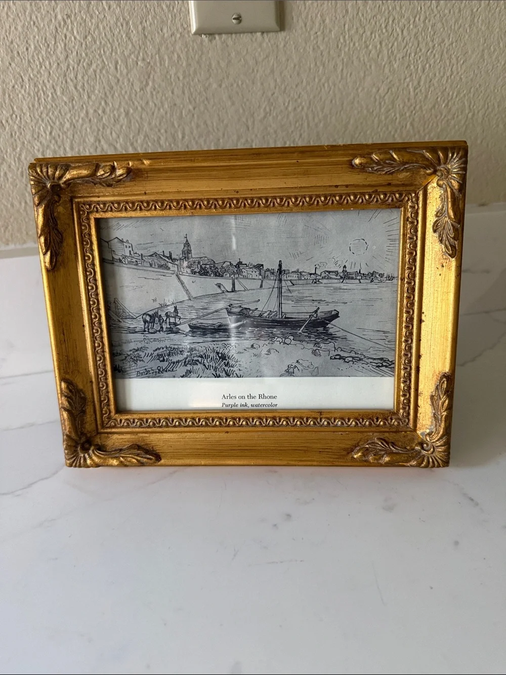 Gold Ornate Decorative Tabletop Picture Frame